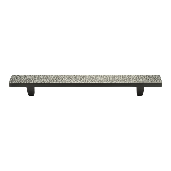 C3743 160-AN • 160 x 220 x 25 x 26mm • Aged Nickel • Heritage Brass Stingray Cabinet Pull Handle